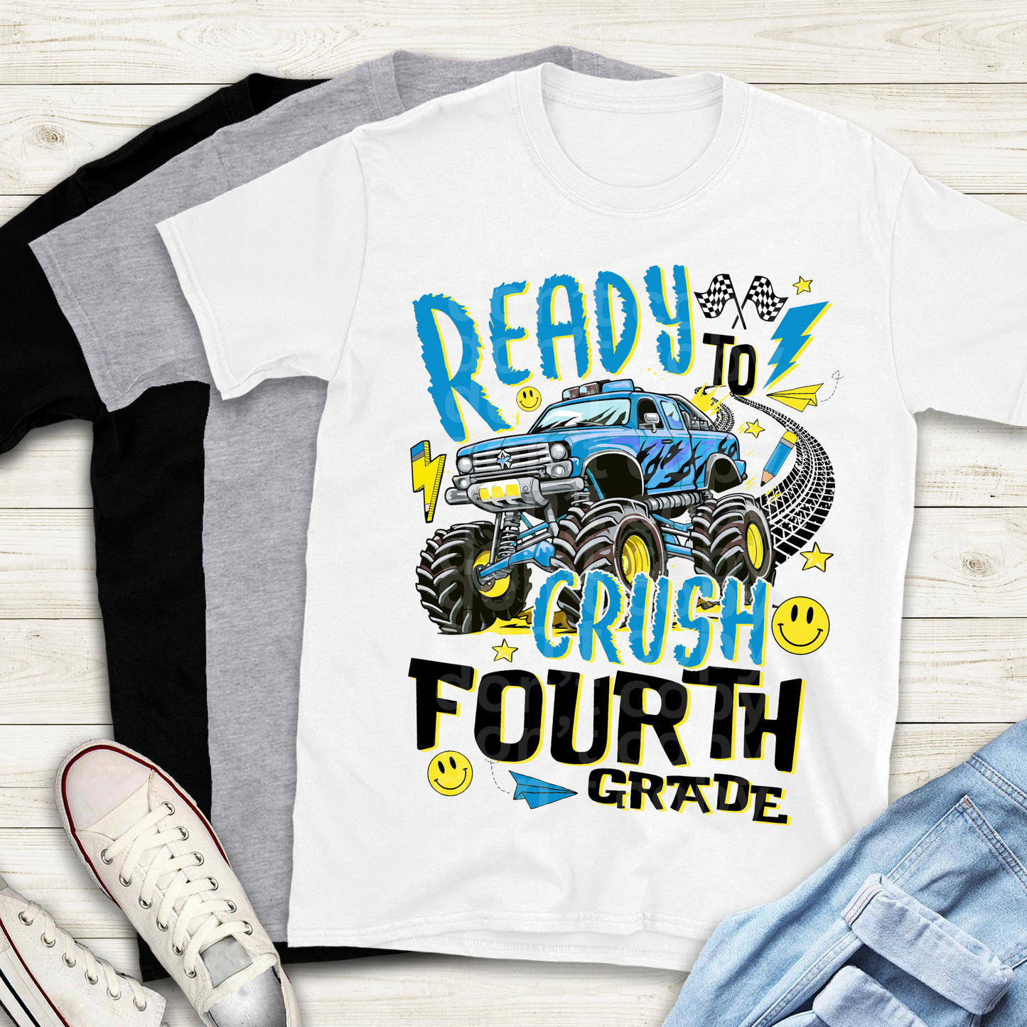 Ready to Crush Grade Levels Direct to Film Transfers