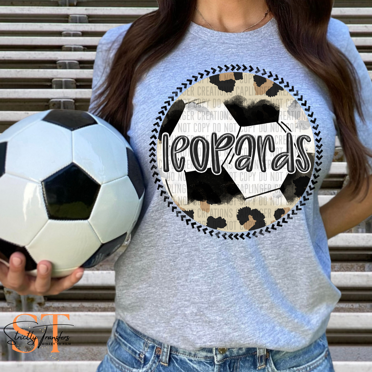 Leopards Leopard Soccer Direct to Film Transfers