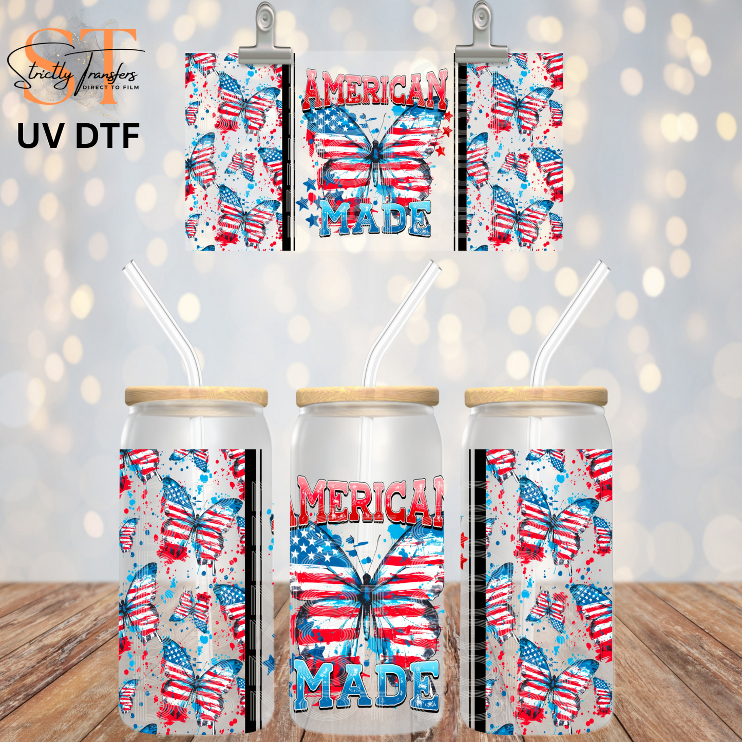 American Made UV Libbey Wrap Direct to Film Wraps