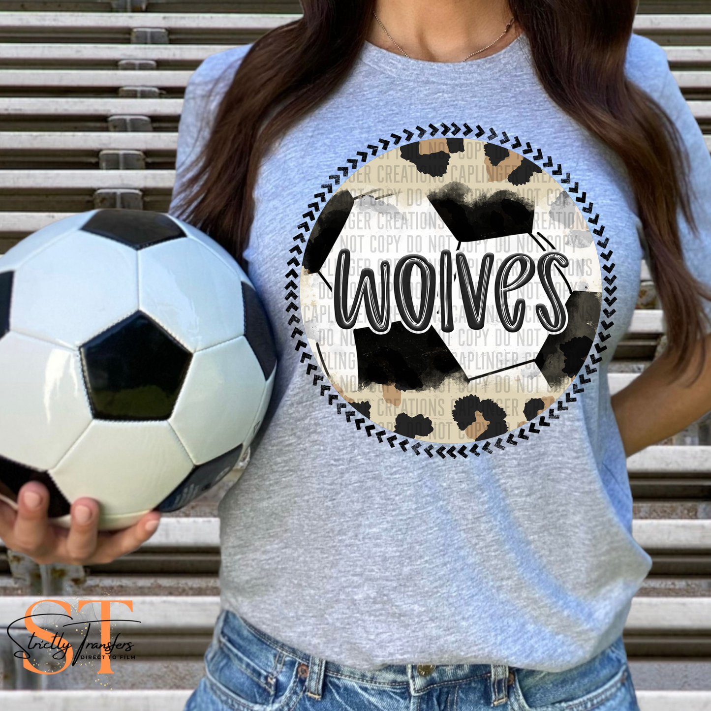 Wolves Leopard Soccer Direct to Film Transfers