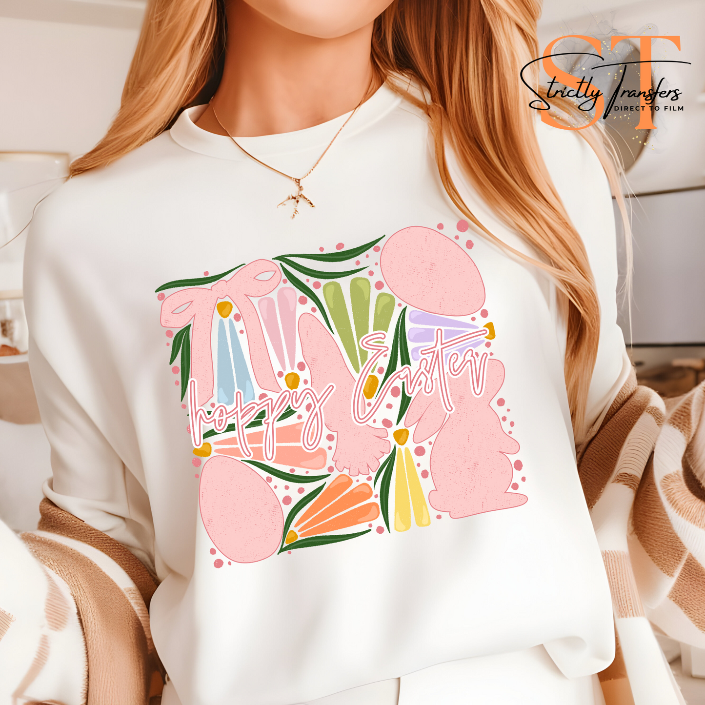 Hoppy Easter Direct to Film Transfers