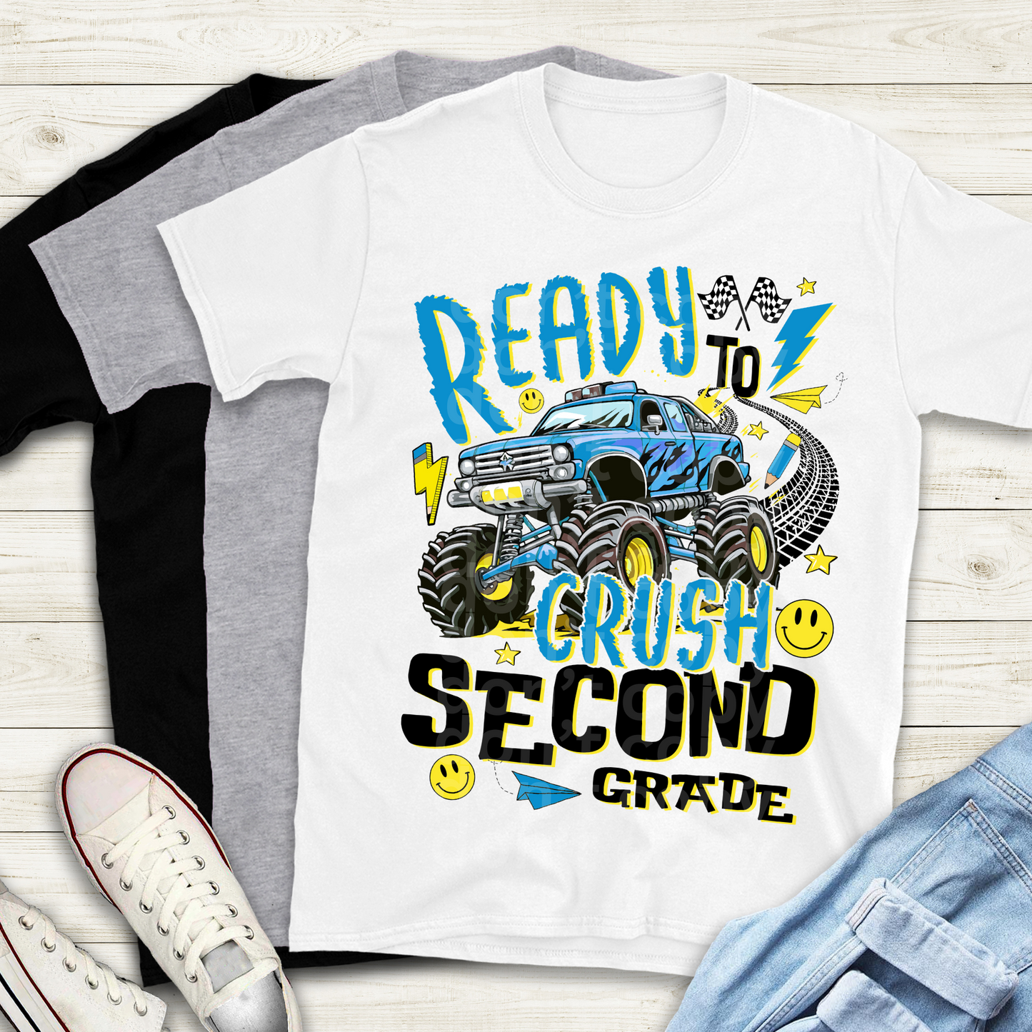 Ready to Crush Grade Levels Direct to Film Transfers