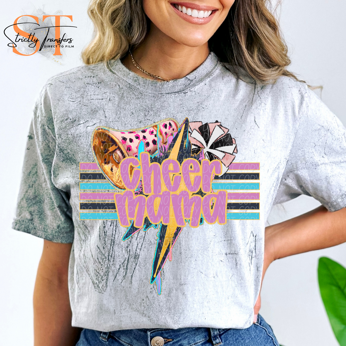 Geode Sports Mama with extras -8 color options Direct to Film Transfers