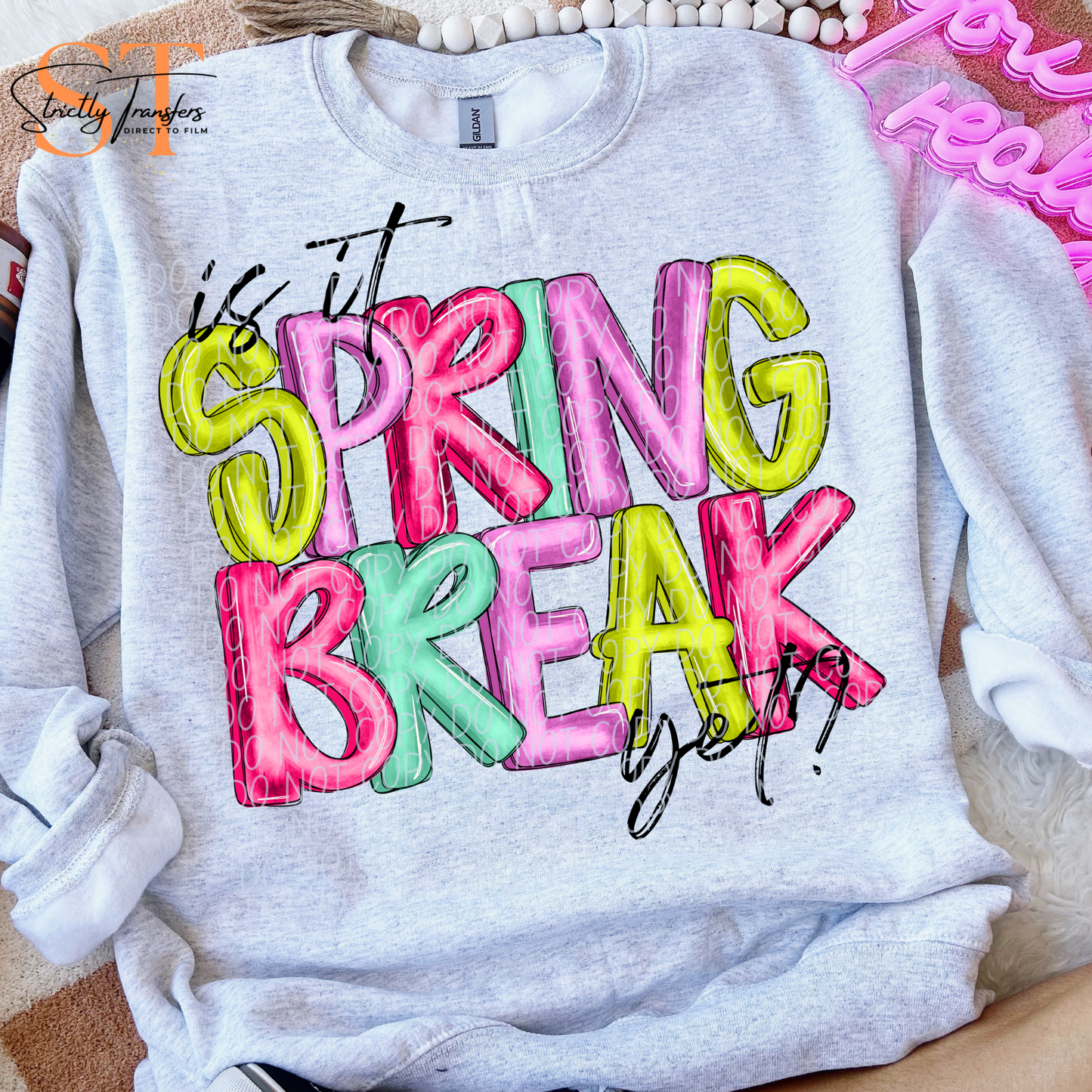 Is it Spring Break Yet? Direct to Film Transfers