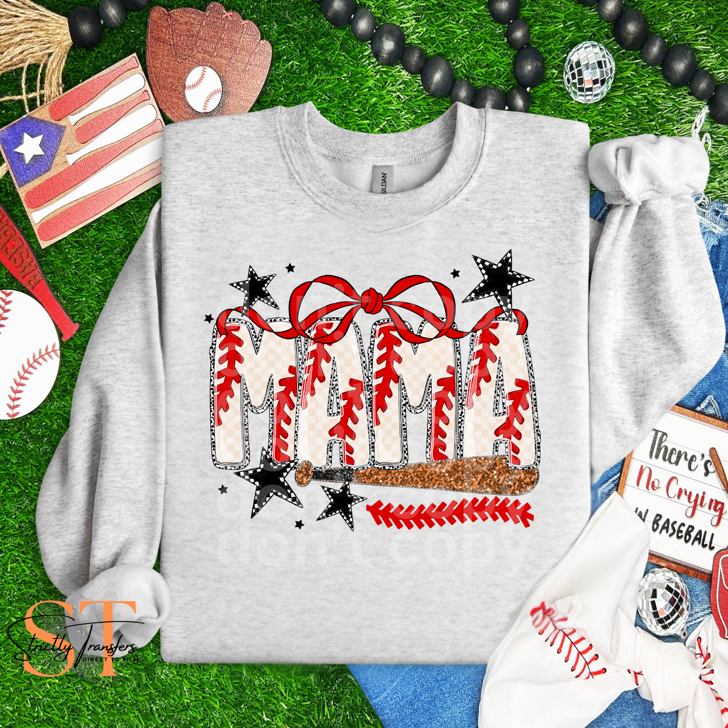 Baseball Mama Coquette Direct to Film Transfers