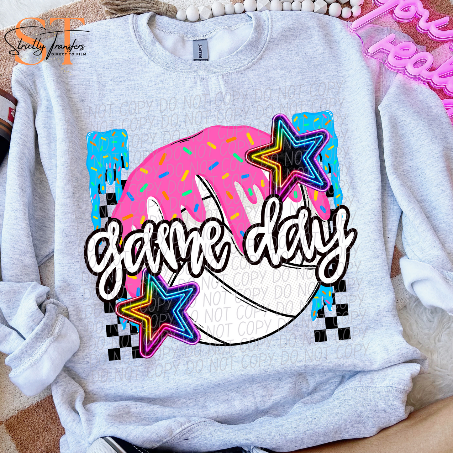 Game Day - 5 sport options Direct to Film Transfers