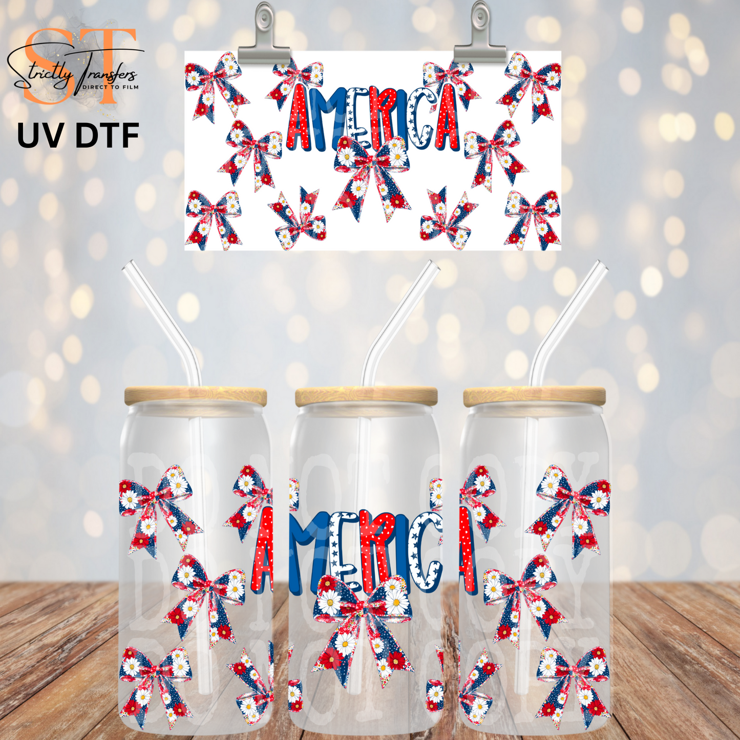 America UV Libbey Wrap Direct to Film Wraps