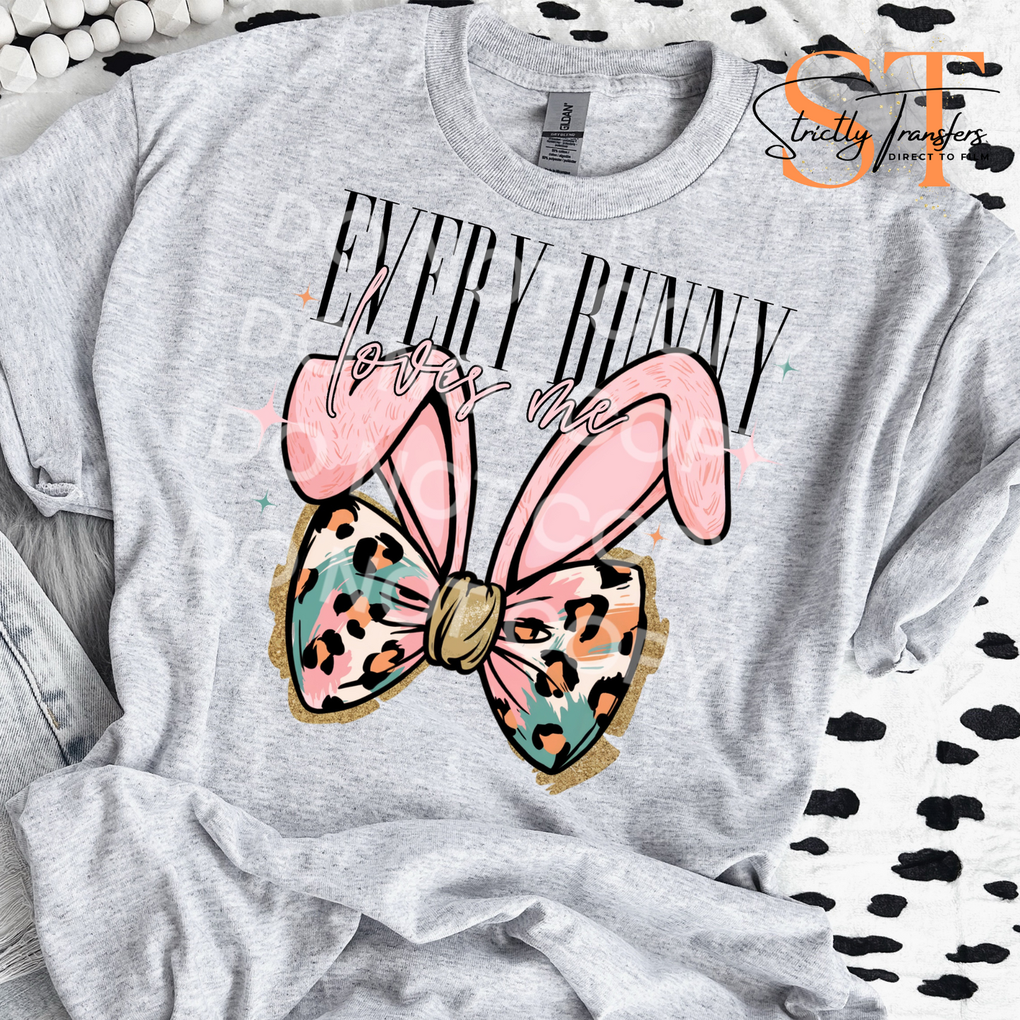 Every Bunny Loves Me Direct to Film Transfers