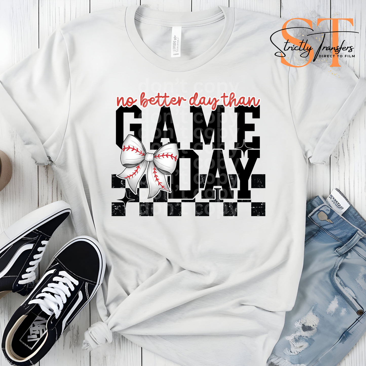 No Better Day Than Game Day Baseball Direct to Film Transfers