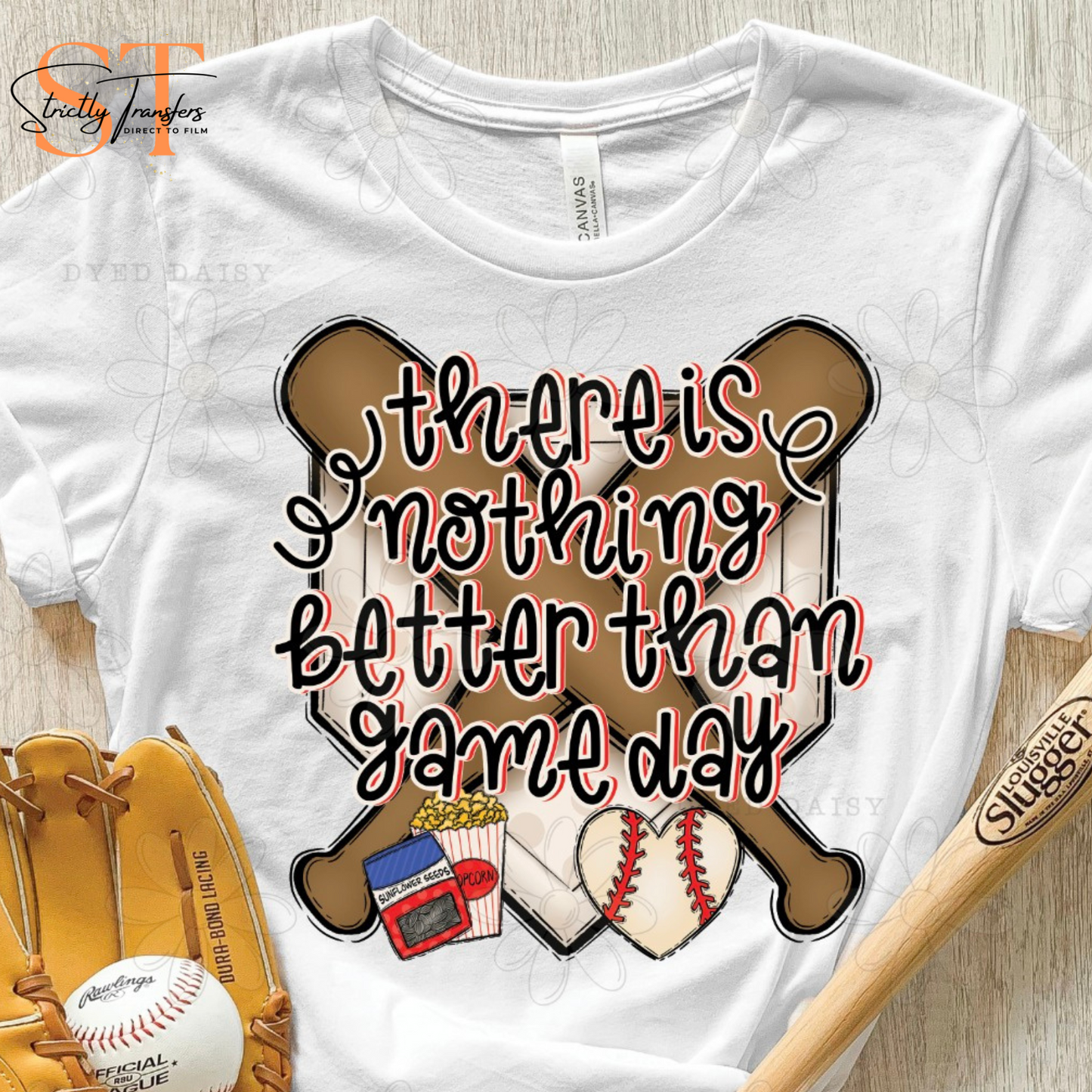 No Better Day Than Game Day Collage Baseball Direct to Film Transfers