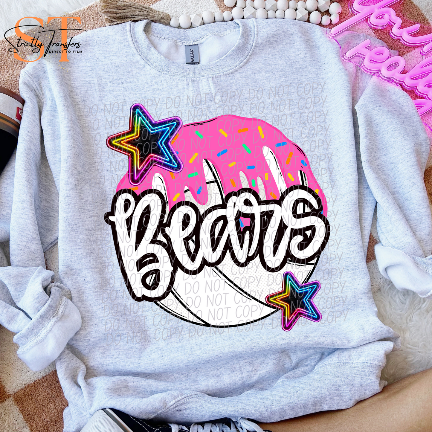 Bears Sports Drip - 5 sport options Direct to Film Transfers