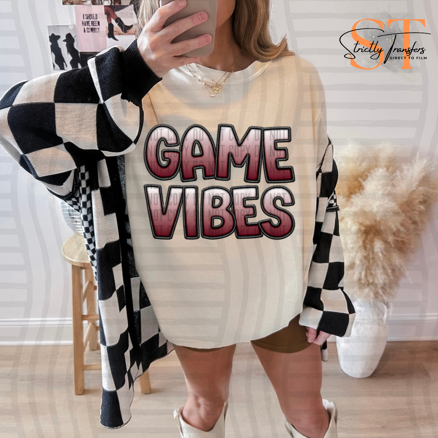 Game Vibes Solids - 9 Colors Direct to Film Transfers