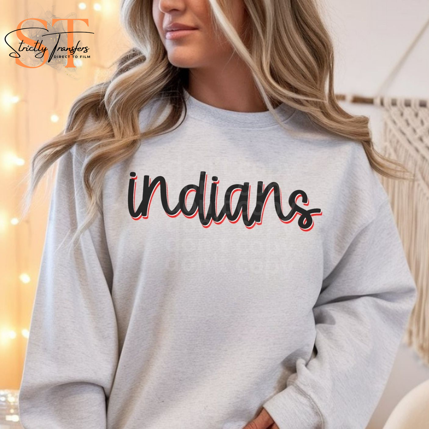 Indians Script Direct to Film Transfers