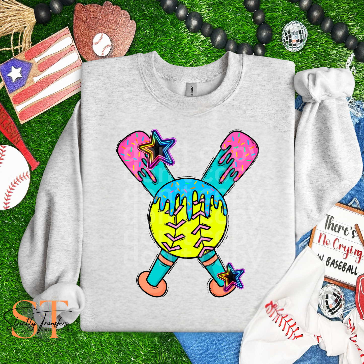 Sports Drip - no team - 2 sport options Direct to Film Transfers