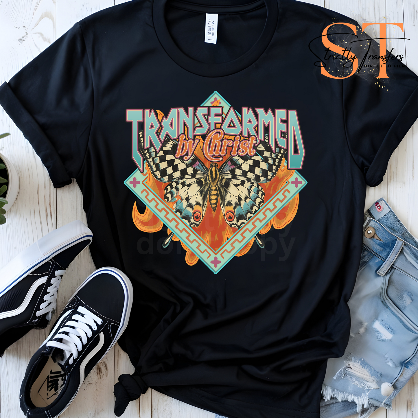 Transformed by Christ Direct to Film Transfers