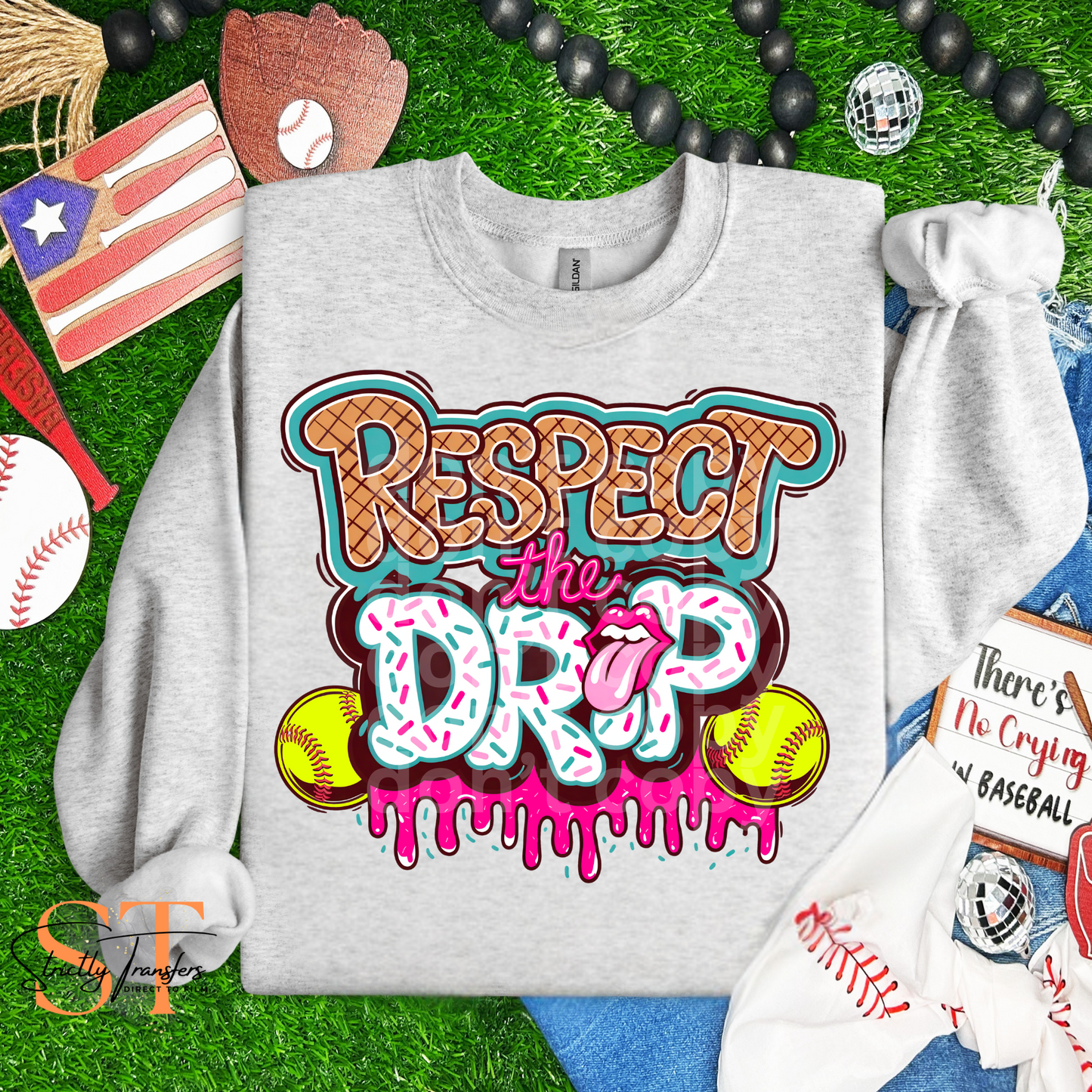 Respect the Drip - 3 Options Direct to Film Transfers