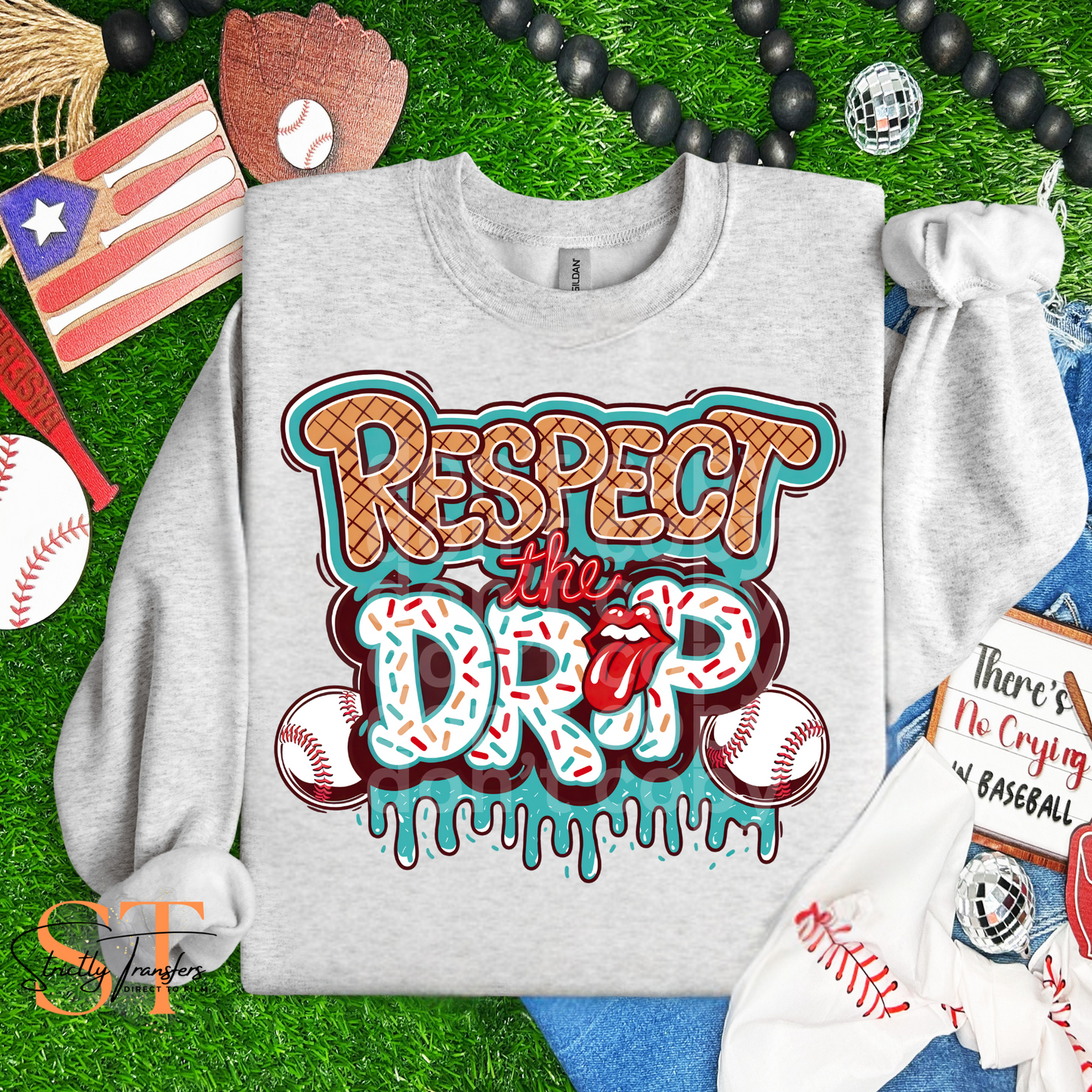 Respect the Drip - 3 Options Direct to Film Transfers