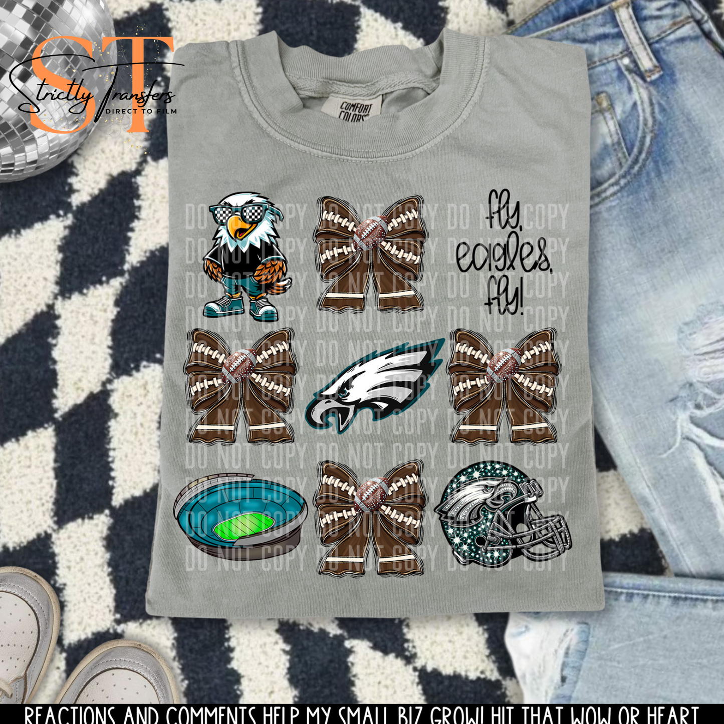 Eagles Coquette Direct to Film Transfers