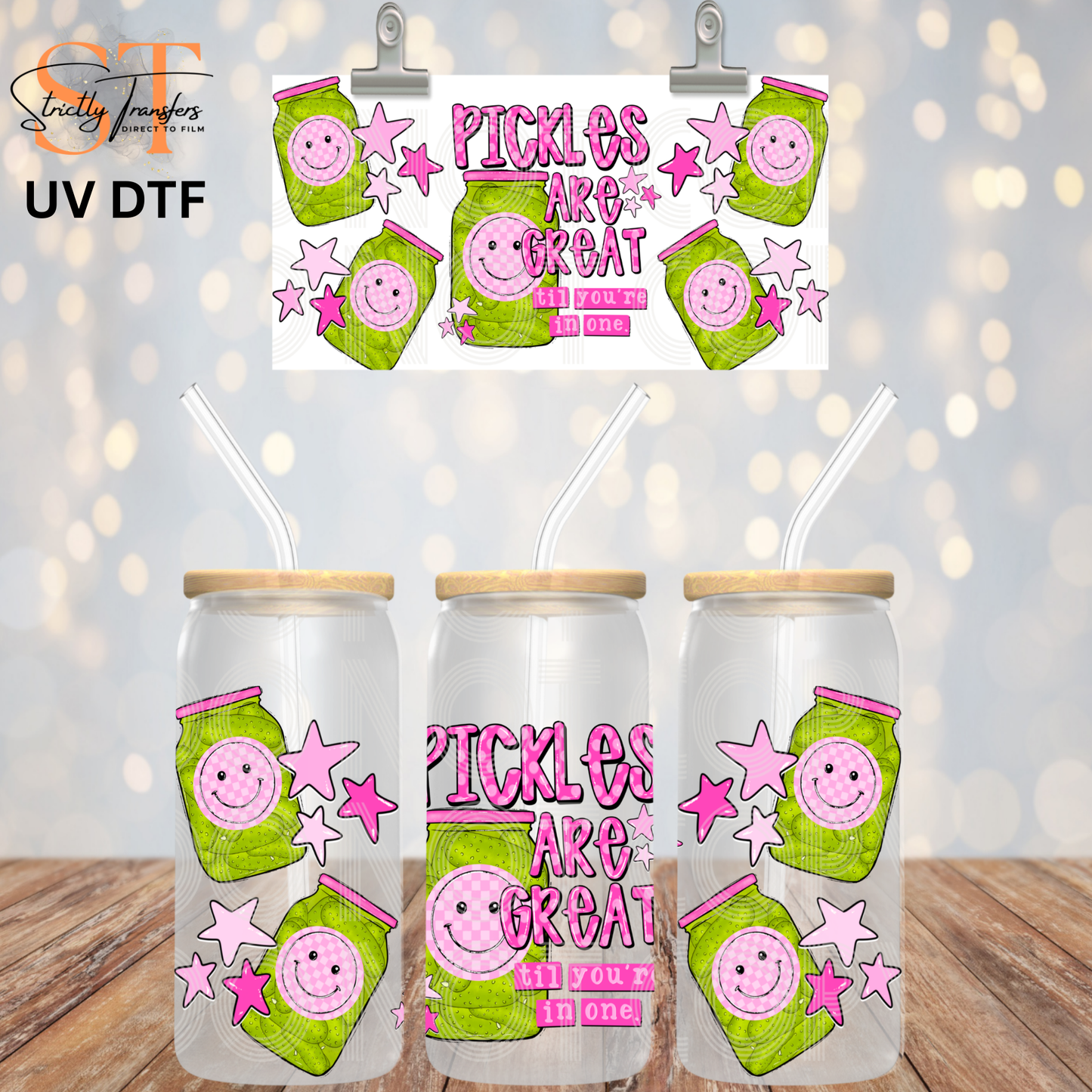Pickles are Great Libbey UV Wrap Direct to Film Wraps