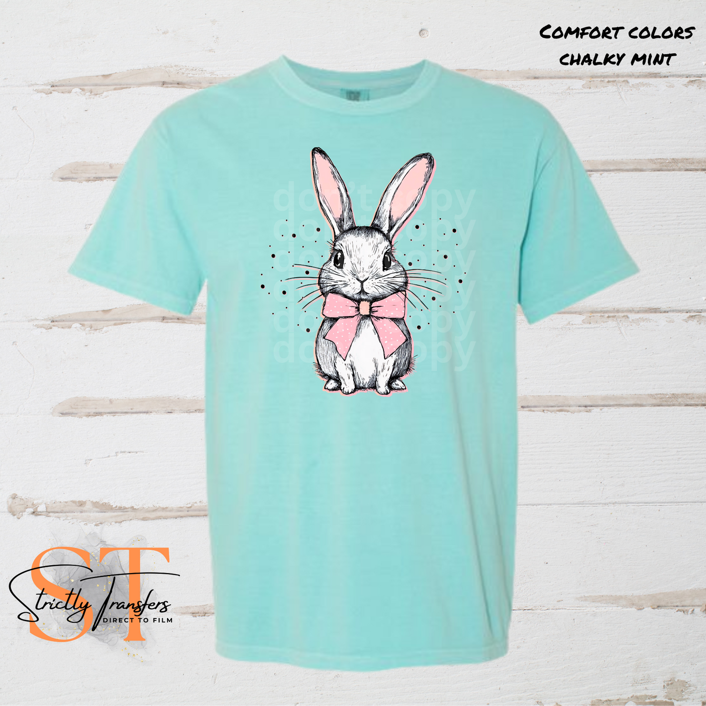 Cute Bunny Direct to Film Transfers