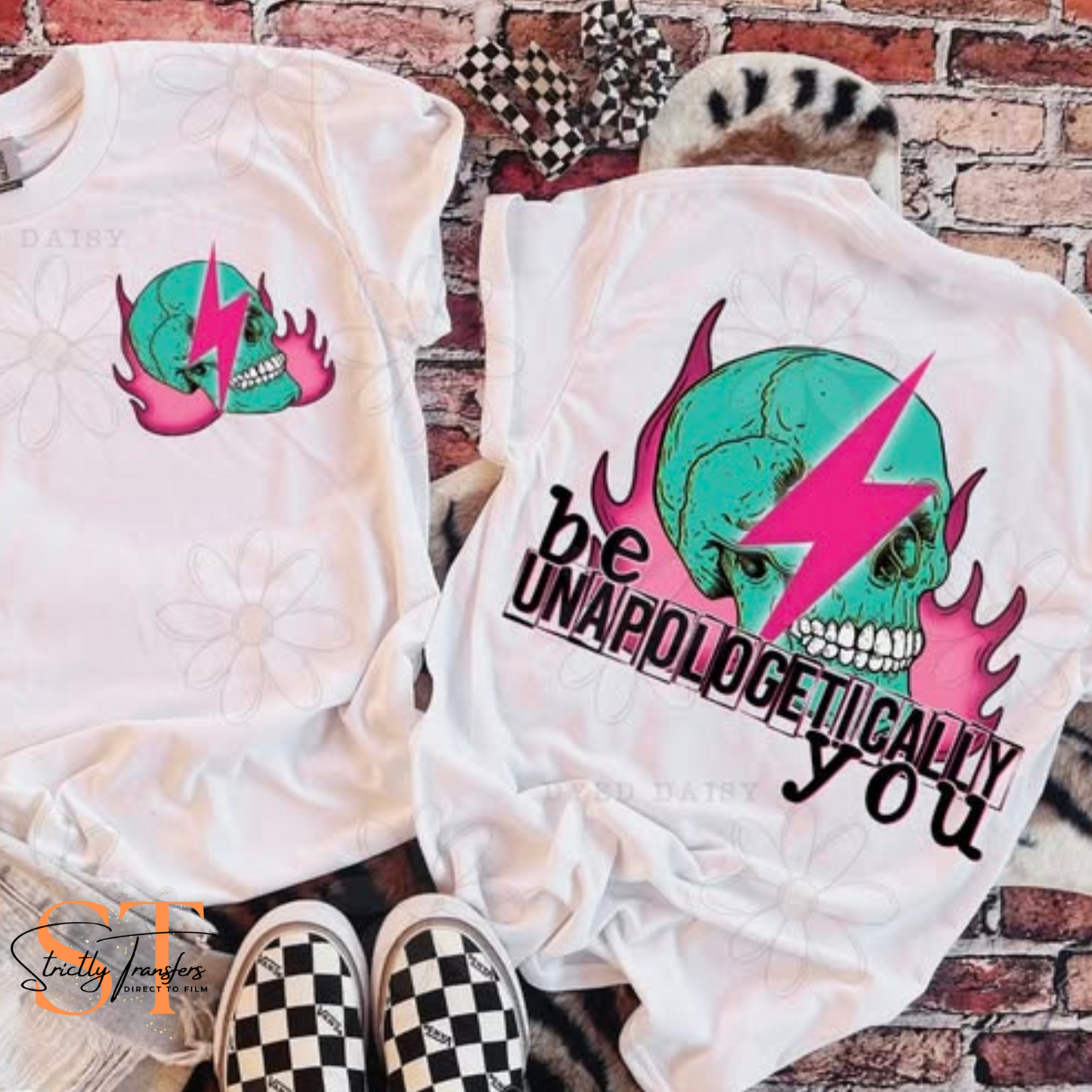 Be Unapologetically You - with pocket design included Direct to Film Transfers