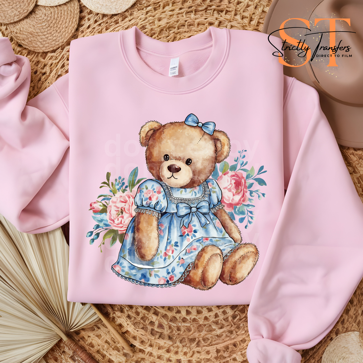 Vintage Teddy Bear Direct to Film Transfers