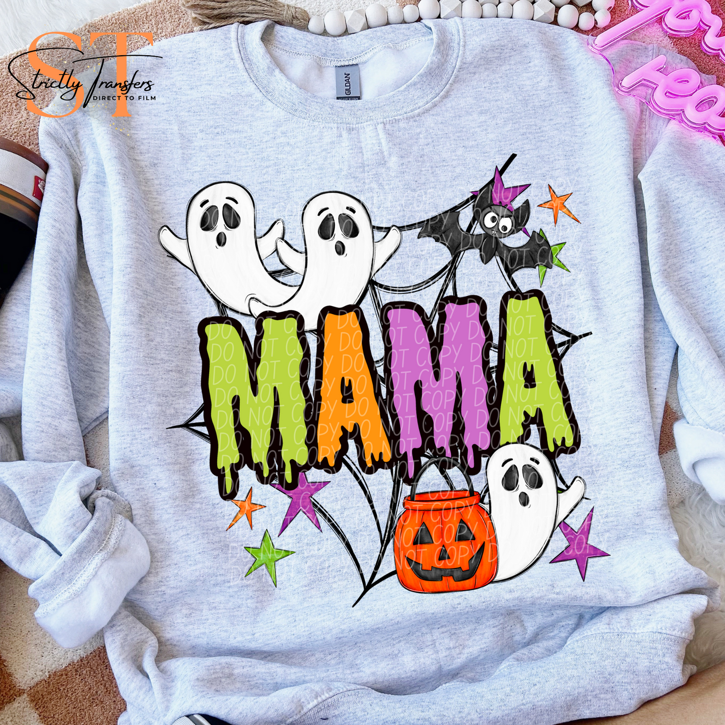 Mama Halloween Direct to Film Transfers