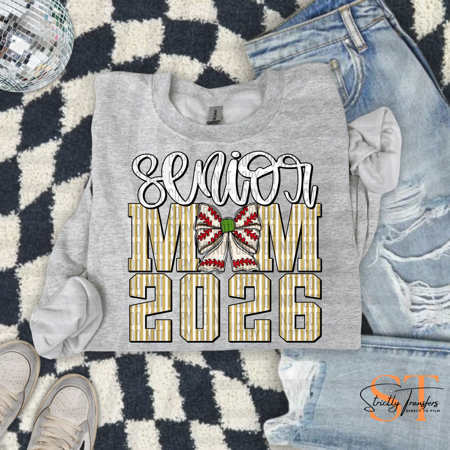 Senior Mom 2026 Baseball Direct to Film Transfers