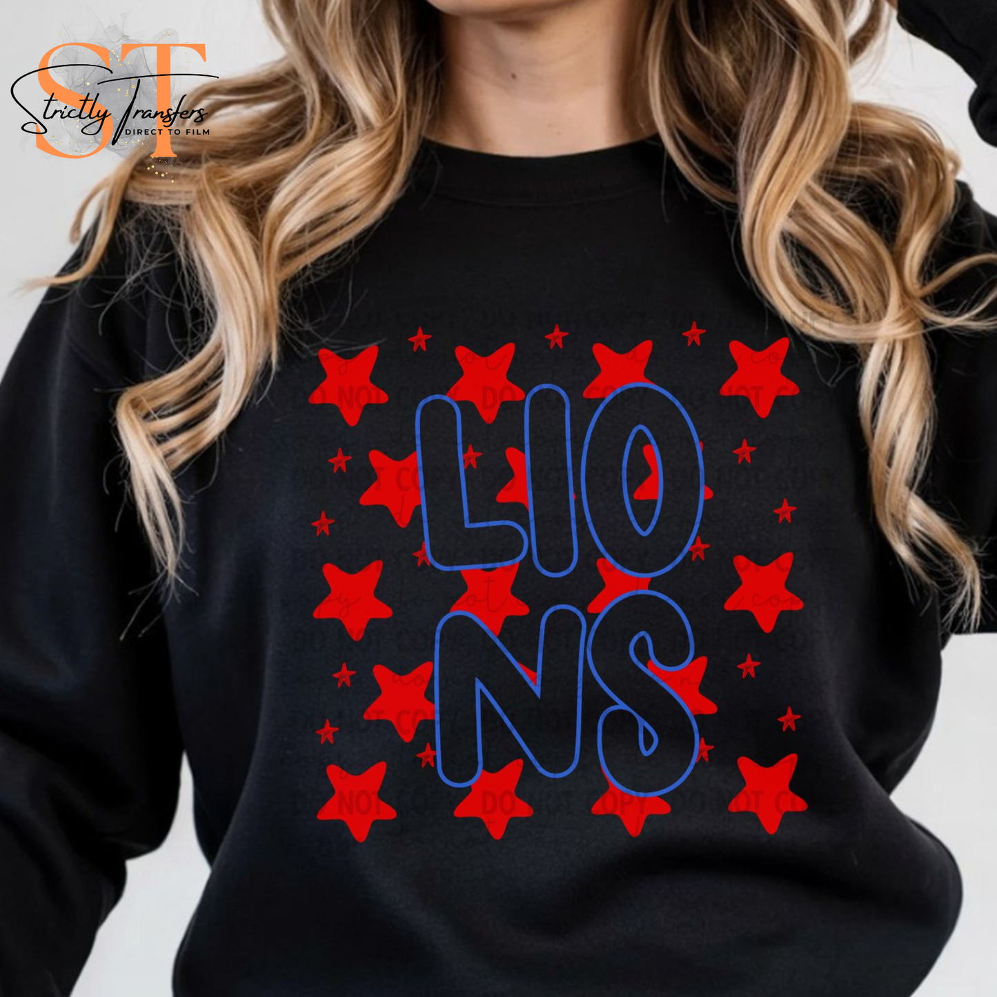 Lions Stars Direct to Film Transfers