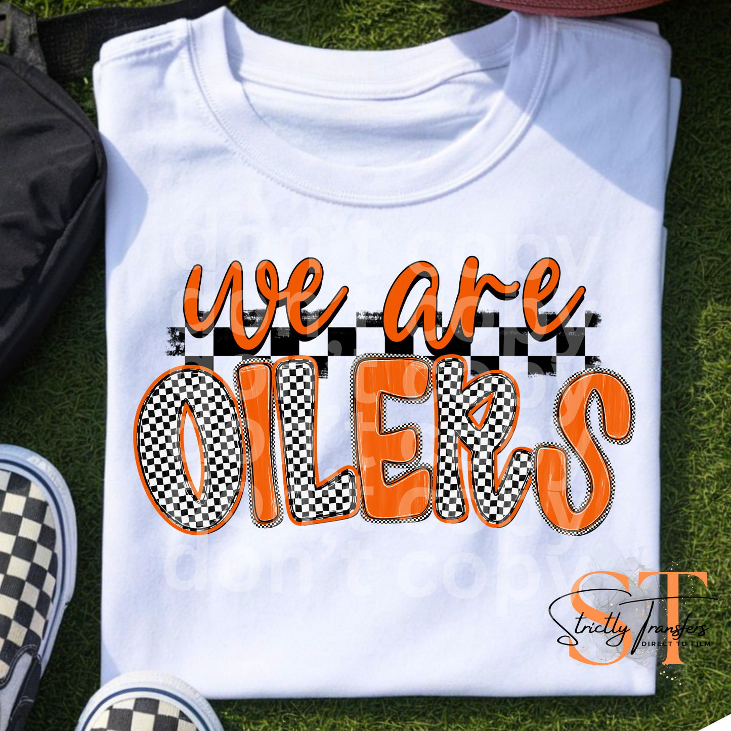 We are Checker Mascots Direct to Film Transfers