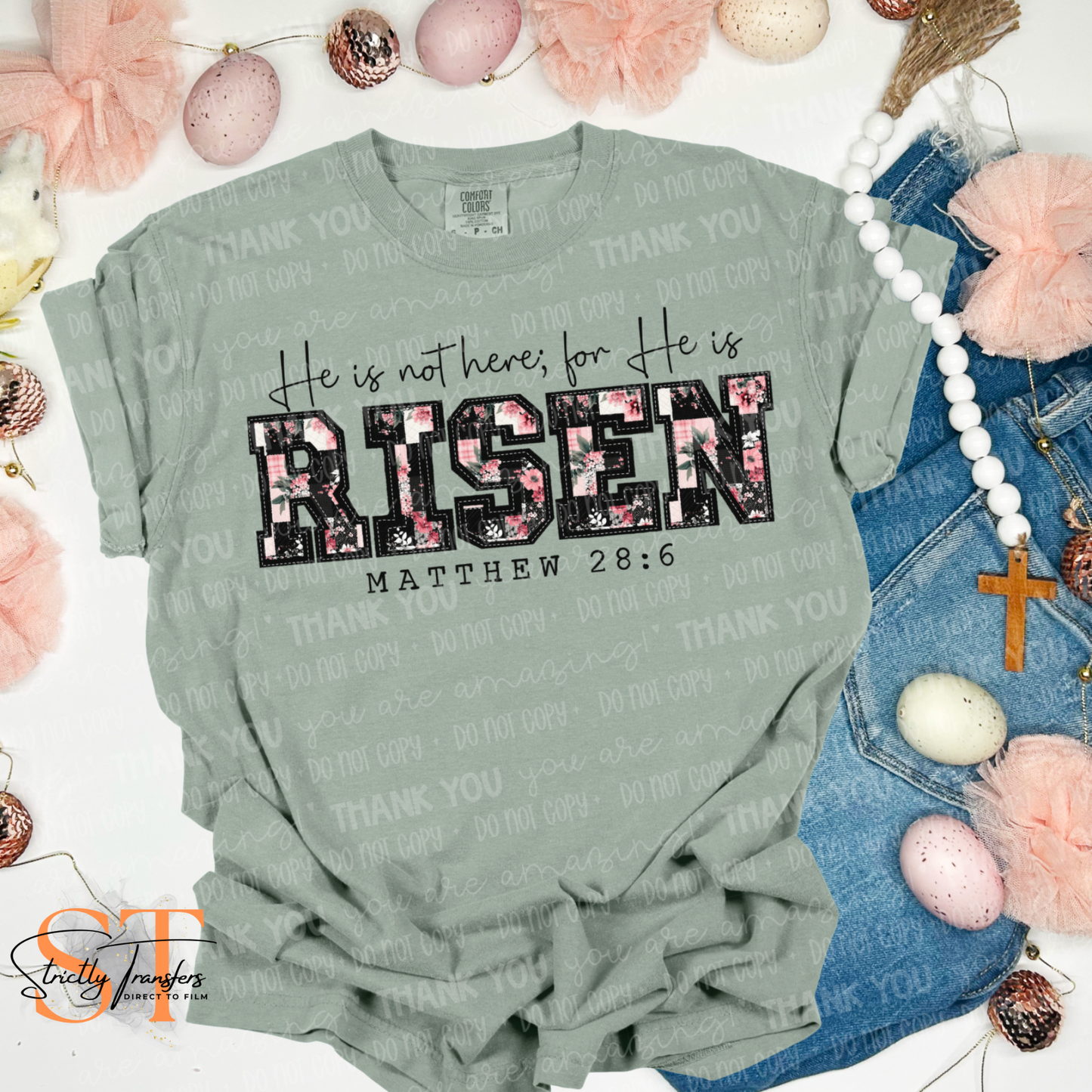 He is Risen Direct to Film Transfers