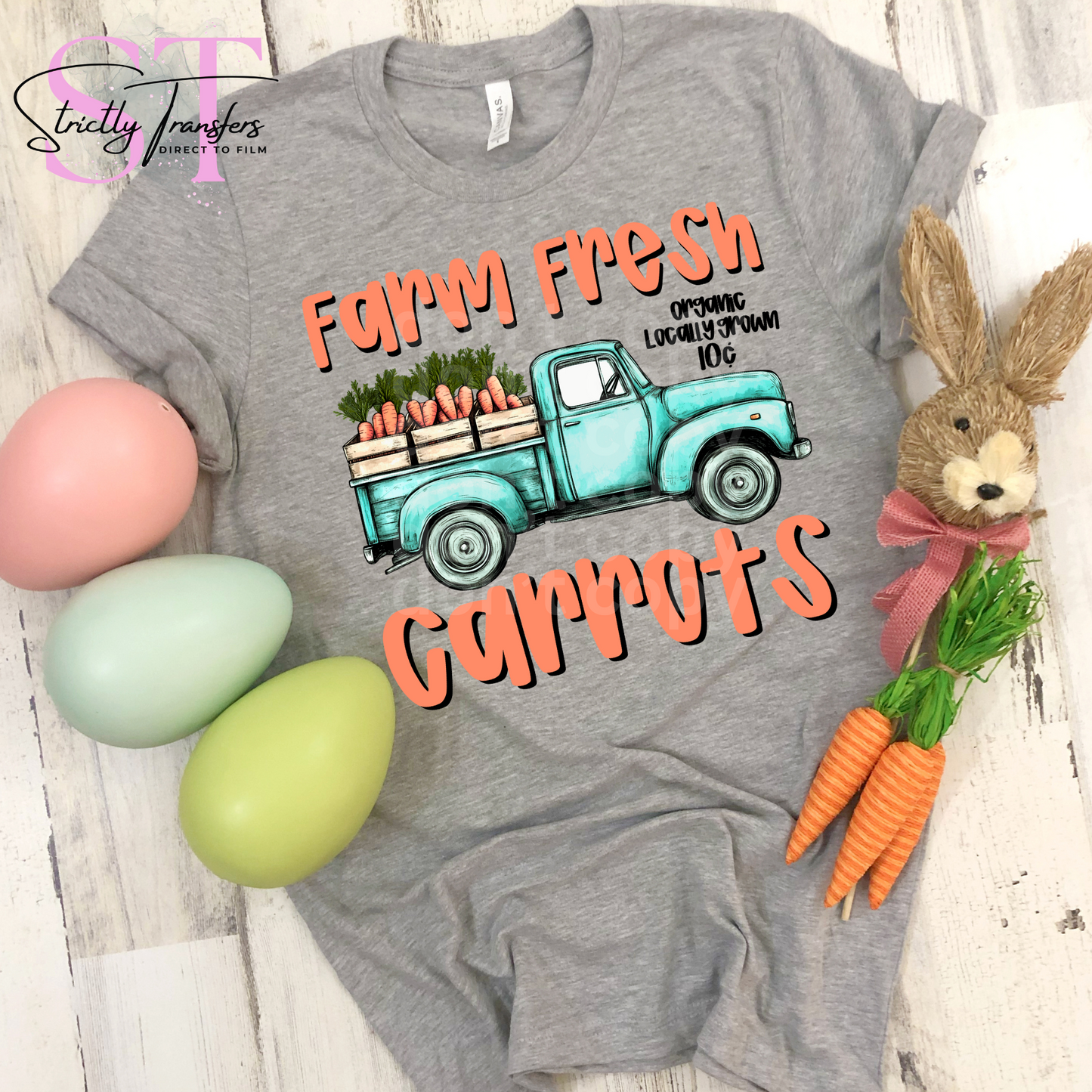 Farm Fresh Carrots Direct to Film Transfers