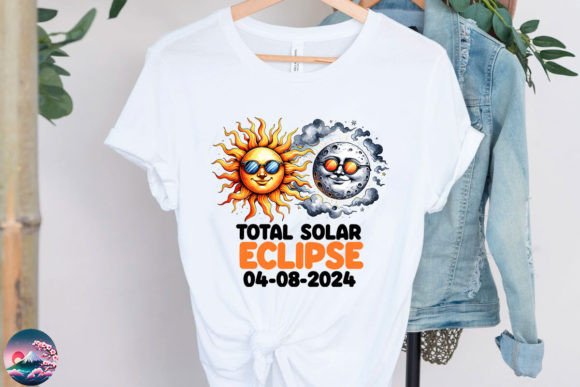 Total Solar Eclipse 2024 #1 Direct to Film Transfer