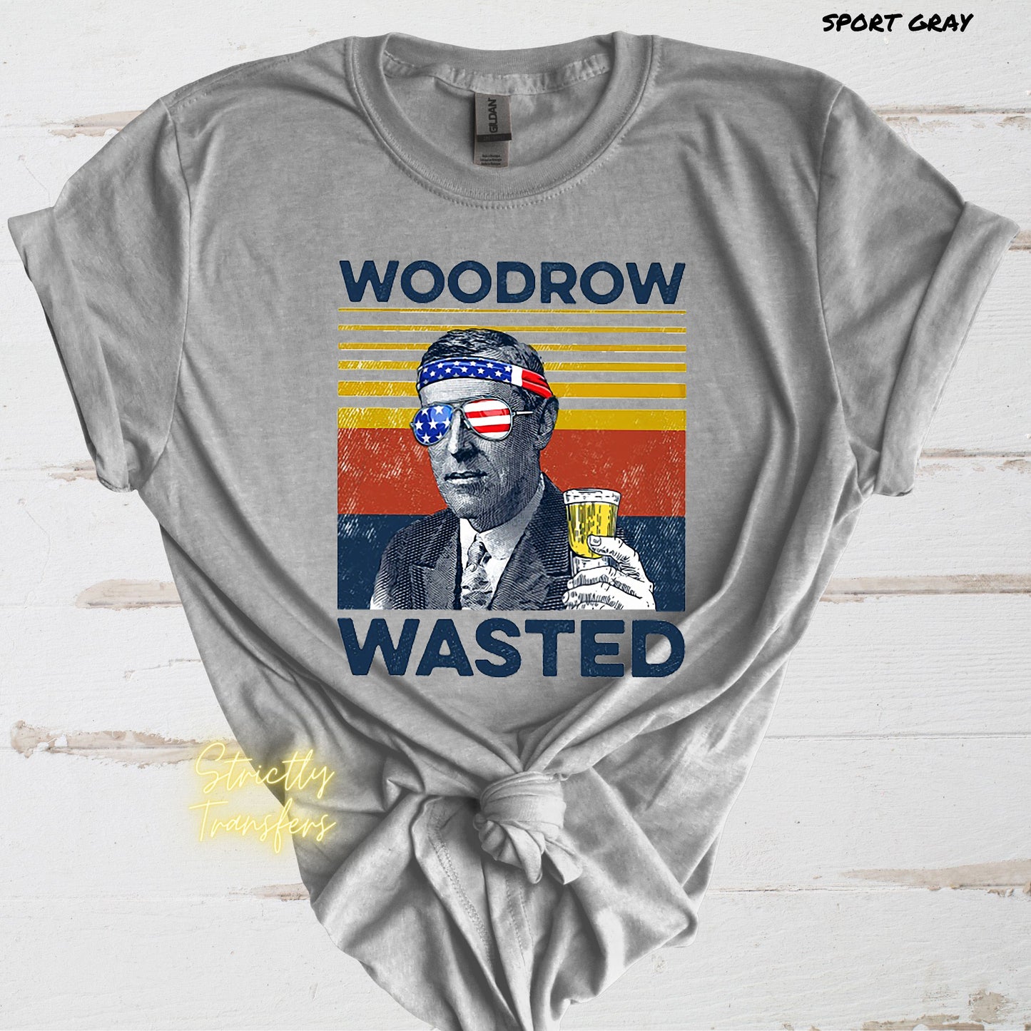 Woodrow Wasted Direct to Film Transfer