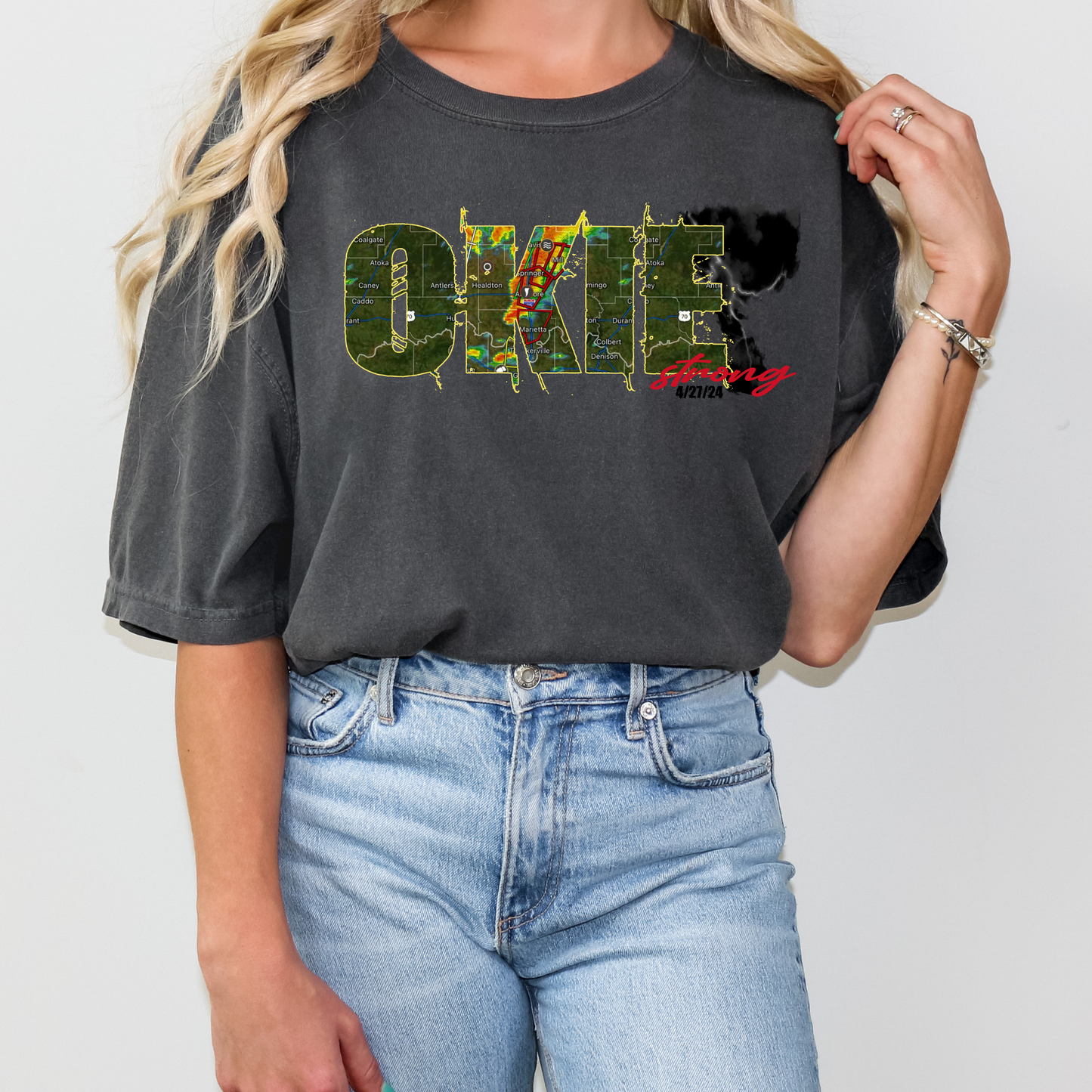 OKIE Strong 4.27.24 Direct to Film Transfer