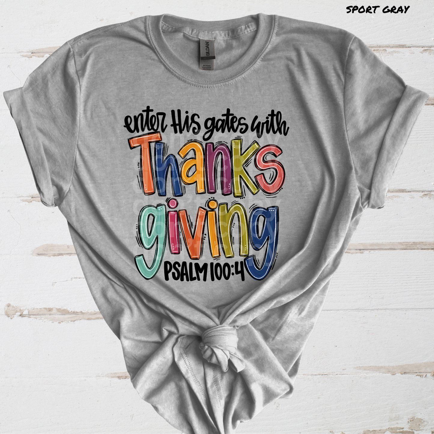 Enter His Gates with THANKSgiving Direct to Film Transfer