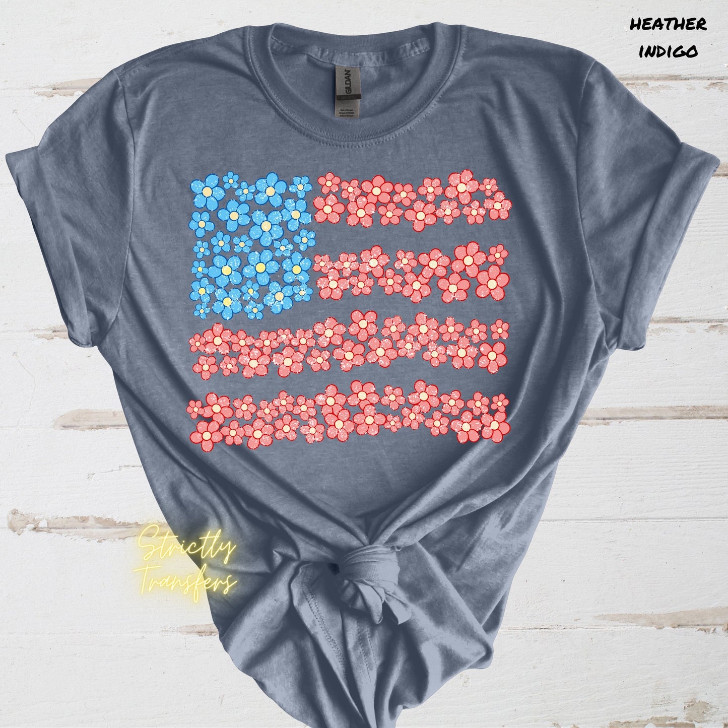 Floral Flag to Film Transfer