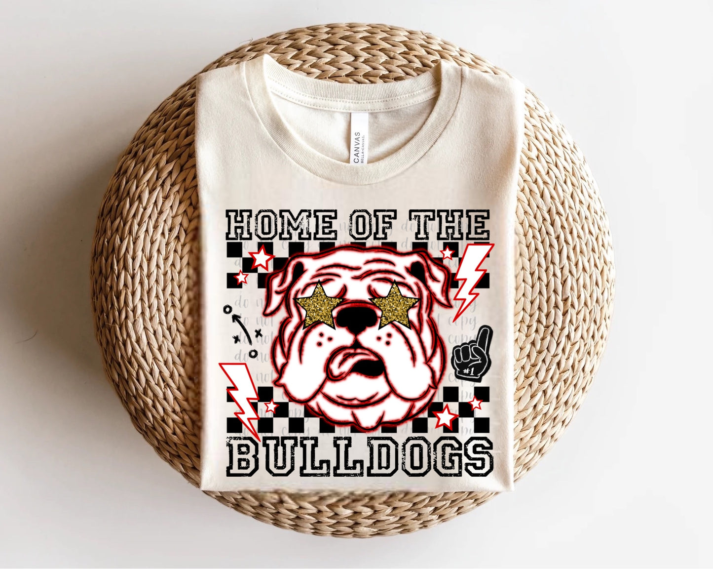 Home of the Bulldogs Direct to Film Transfer