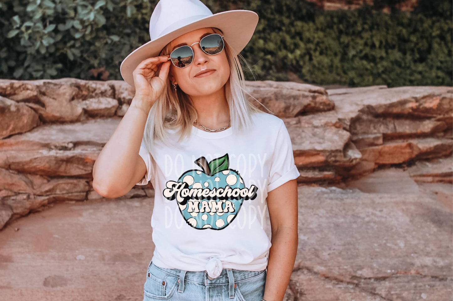 Homeschool Mama Blue Apple Direct to Film Transfer