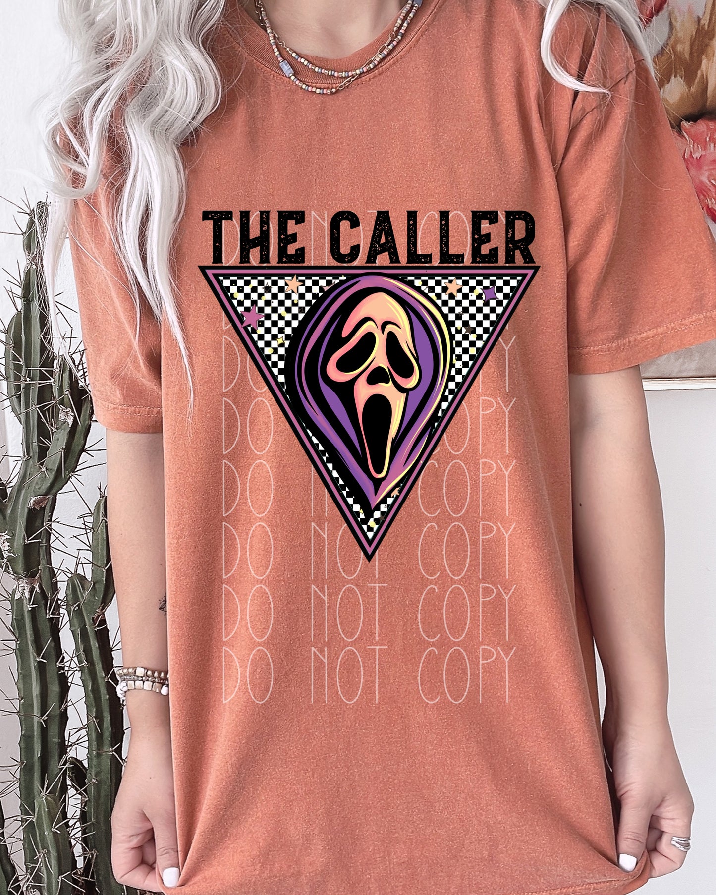 The Caller Ghostface Triangle Direct to Film Transfer