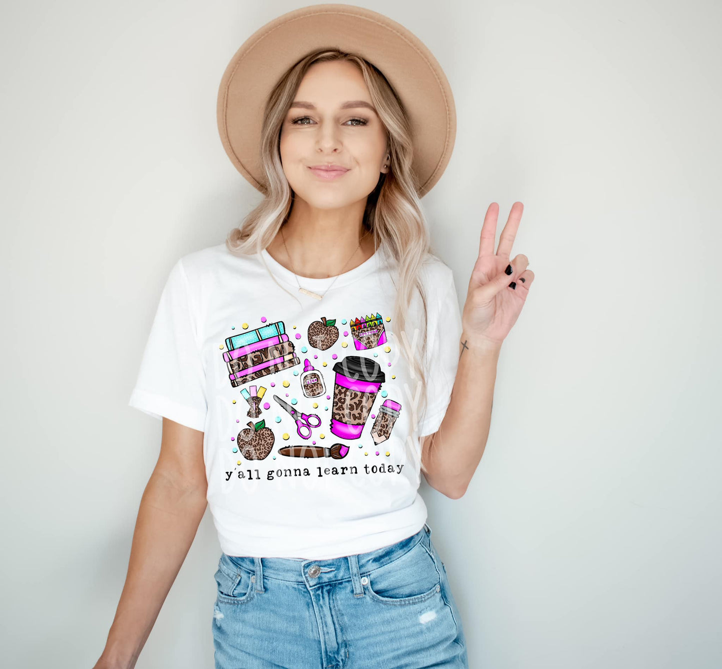 Y’all Gonna Learn Today Direct to Film Transfer