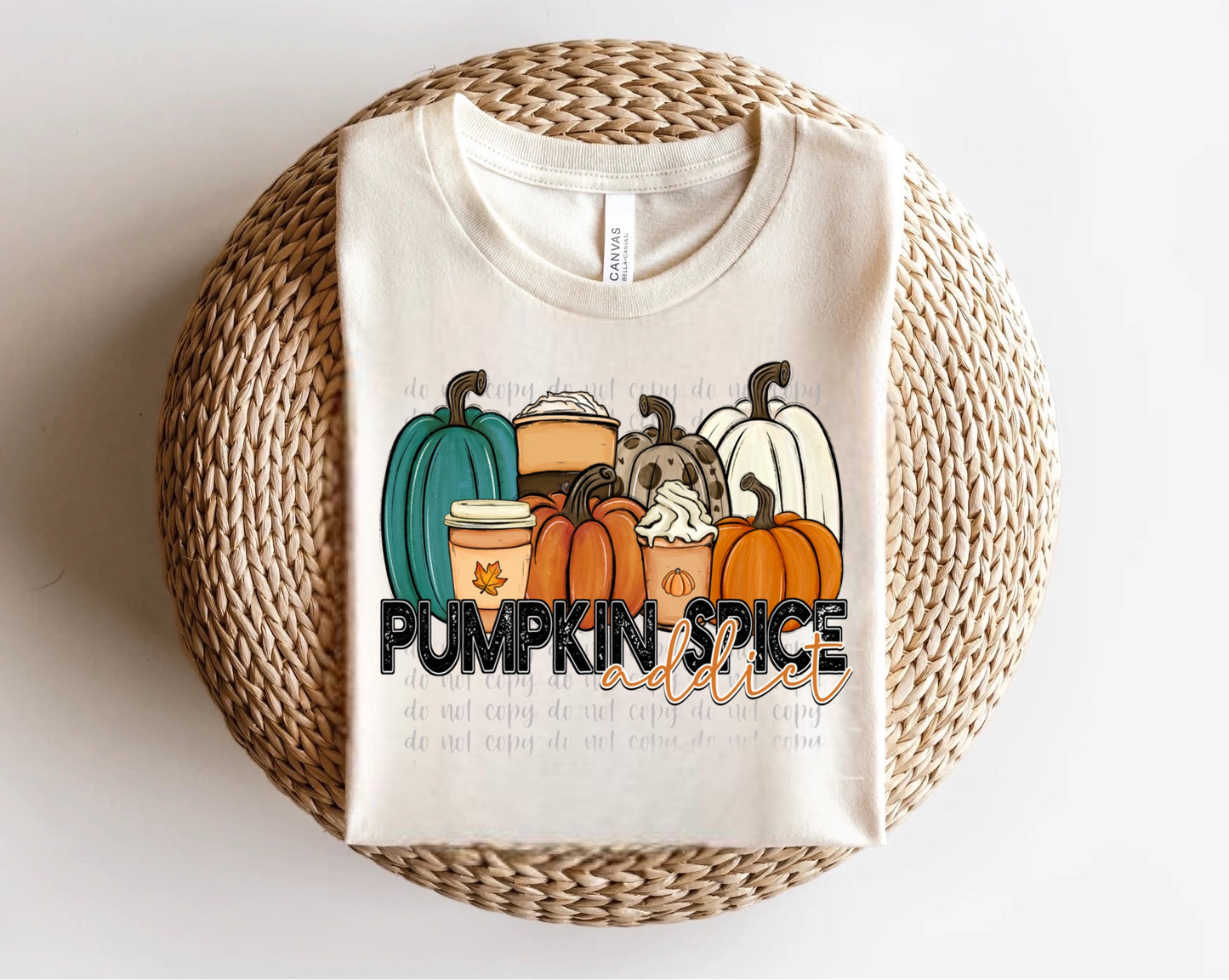 Pumpkin Spice Addict Direct to Film Transfer