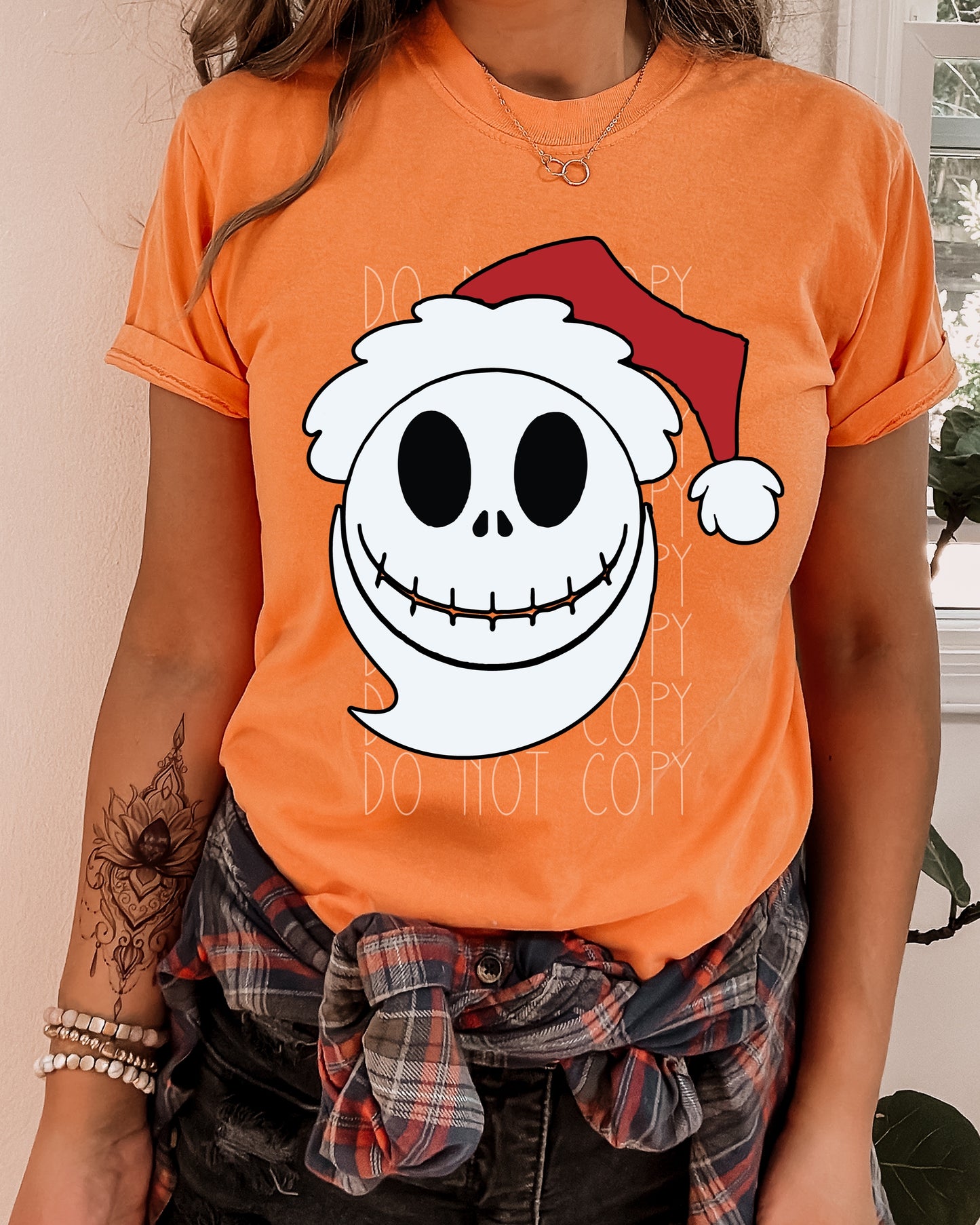 NBC Jack Head with Santa Hat and Beard Direct to Film Transfer