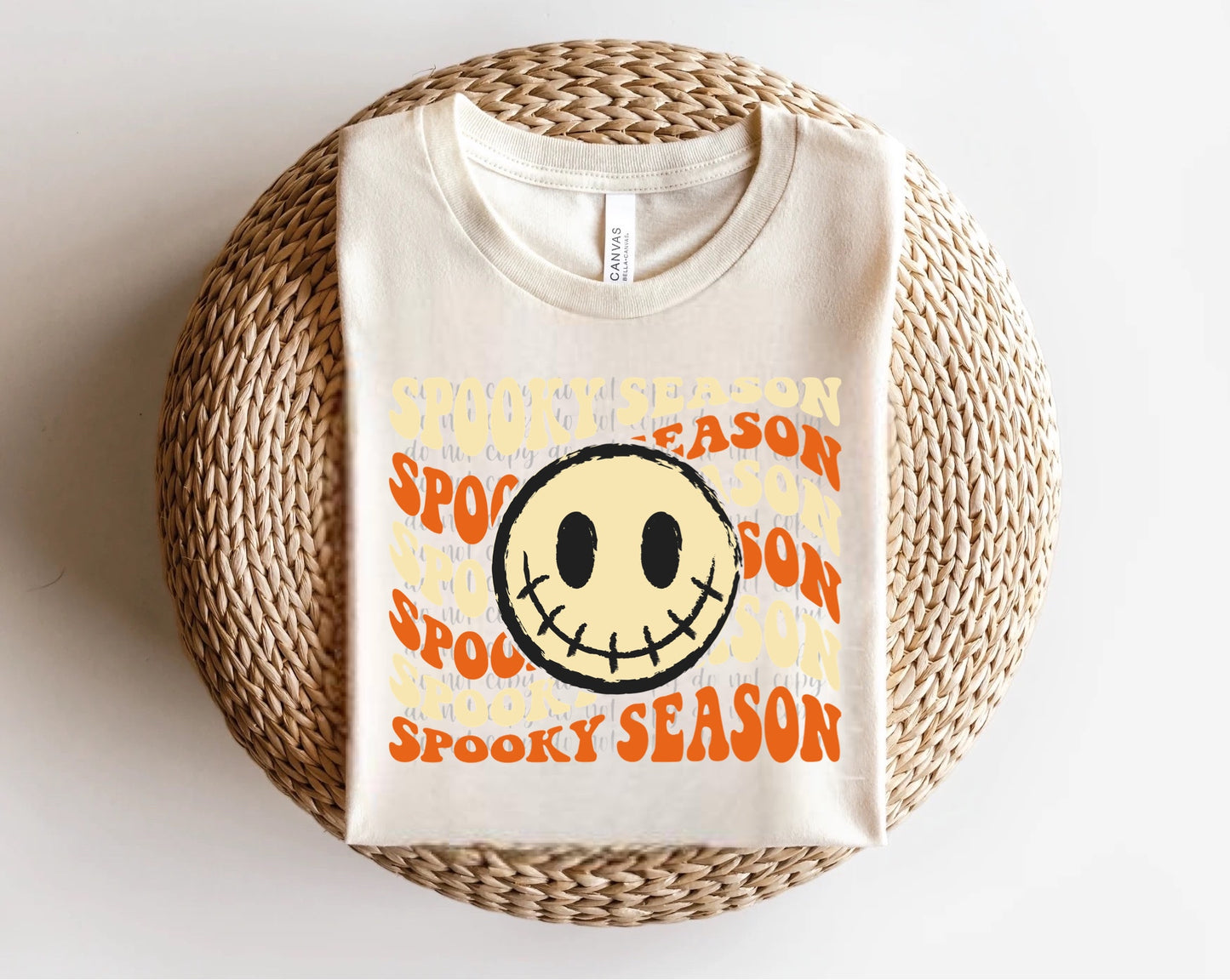 Spooky Season Beige/Orange Club Direct to Film Transfer