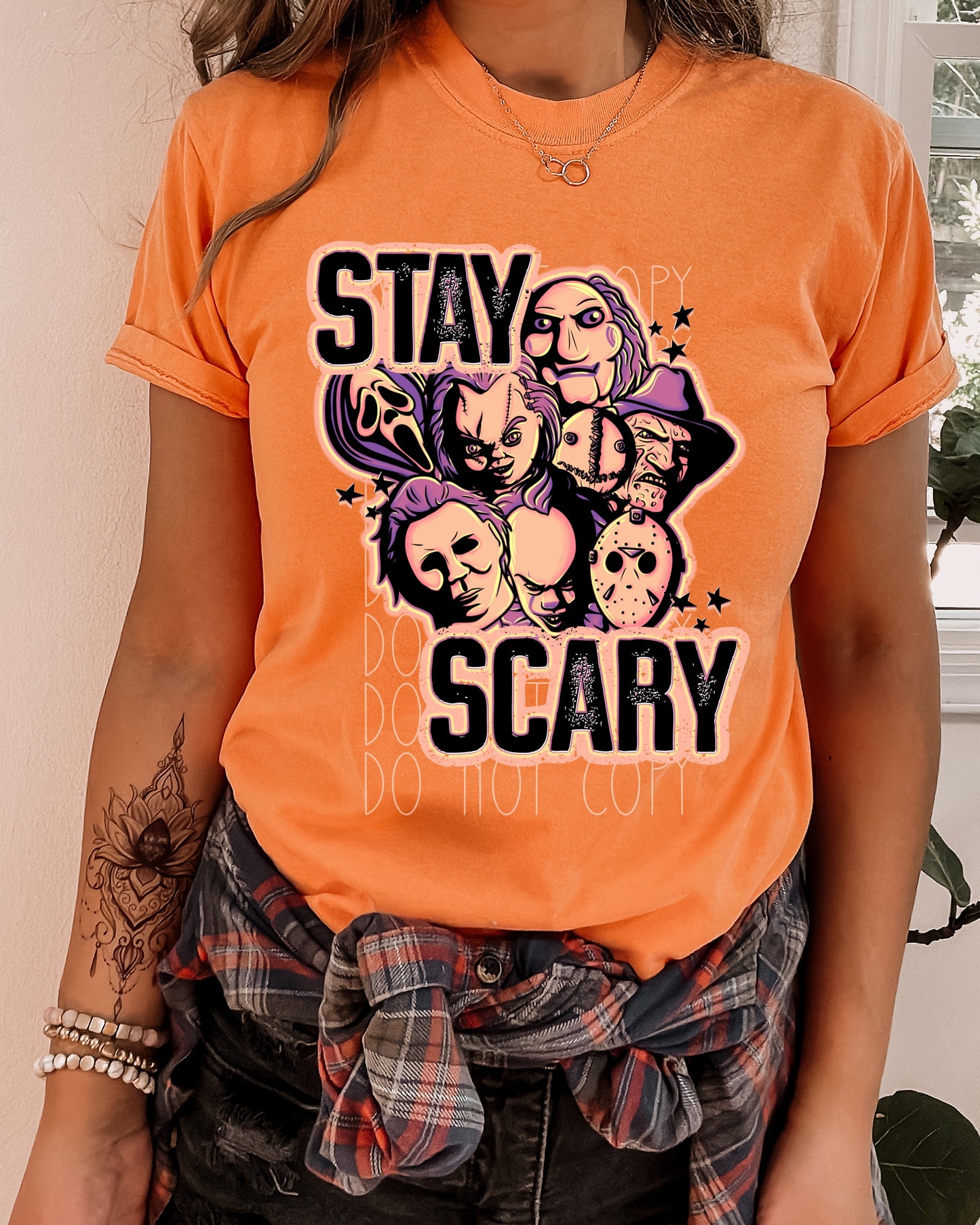 Stay Scary Direct to Film Transfer