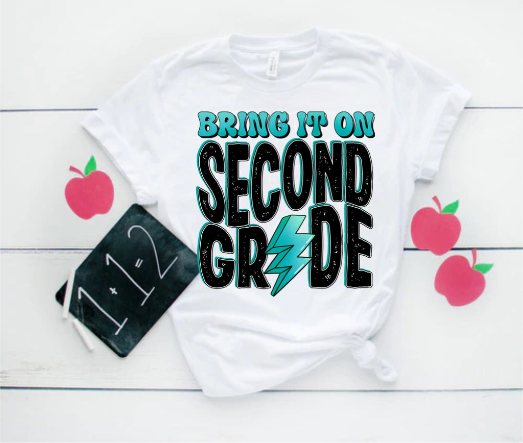 Bring it on 2nd Grade Blue Direct to Film Transfer