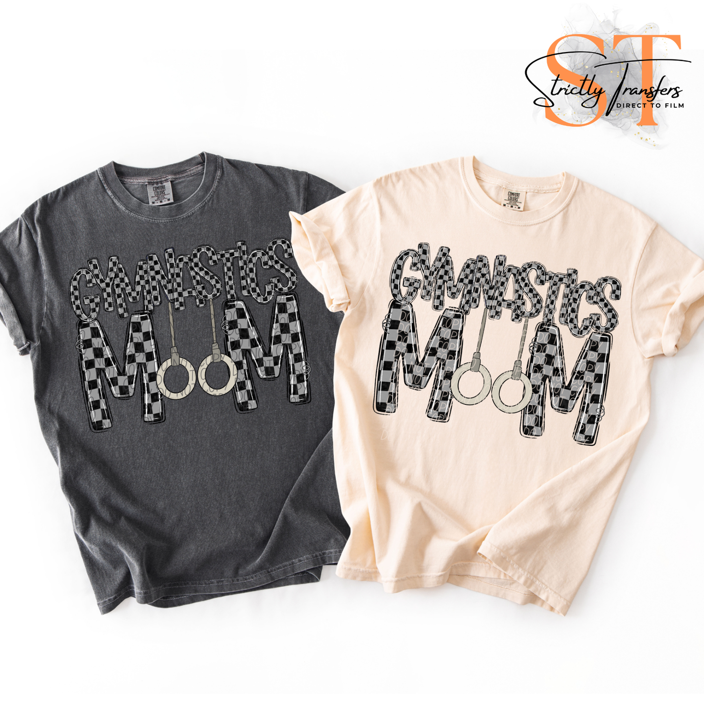 Gymnastics Mom - 2 colors Direct to Film Transfers