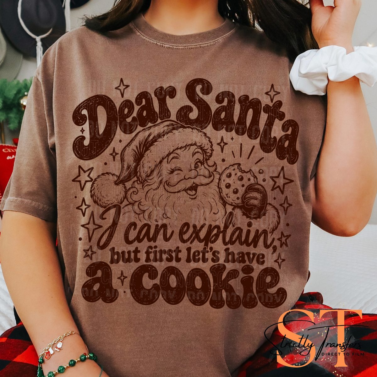 Dear Santa, First let's have a Cookie Direct to Film Transfers
