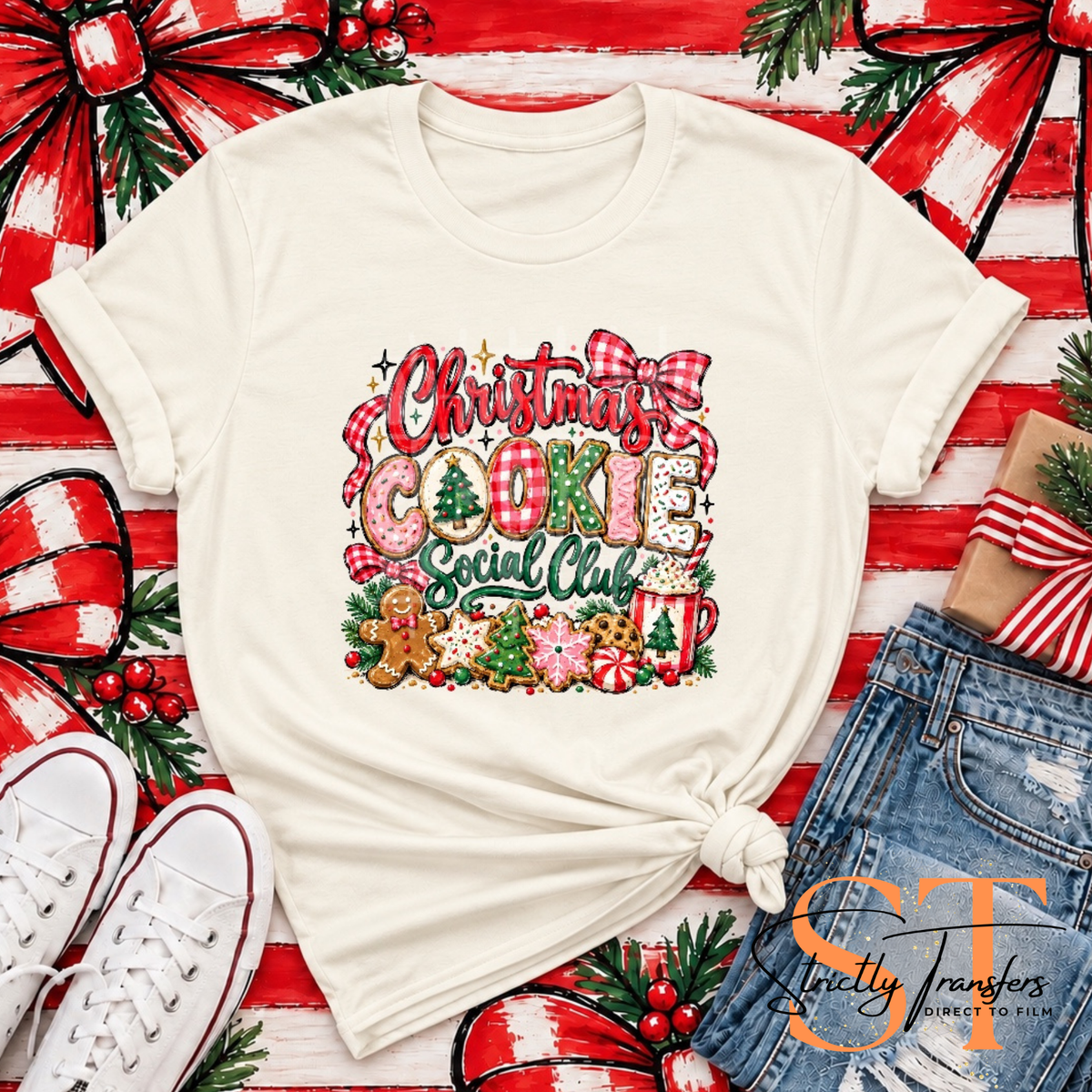 Christmas Cookie Social Club Direct to Film Transfers