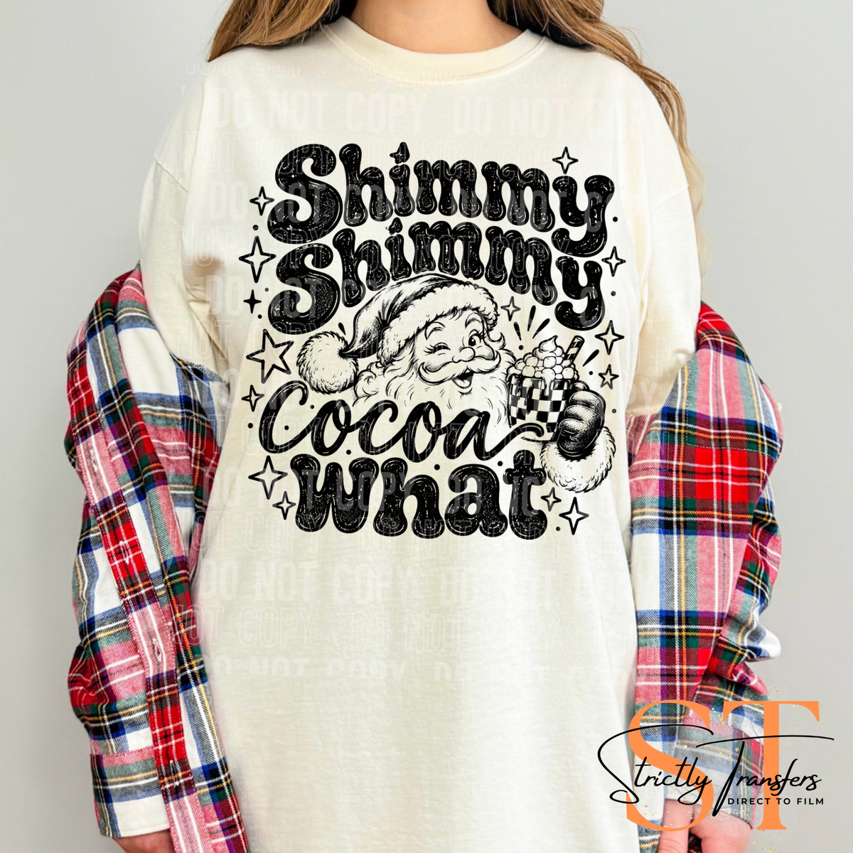 Shimmy Shimmy Cocoa What Direct to Film Transfers